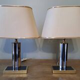 Paire de lampes art déco