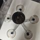 Chrome and Smoked Glass Lustre D&H – Vintage 1970 Space Age Design – Brand New Condition
