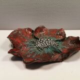 Earthenware dish, in beautiful partial glaze. Made by Sloth keramik Danamrk 1978