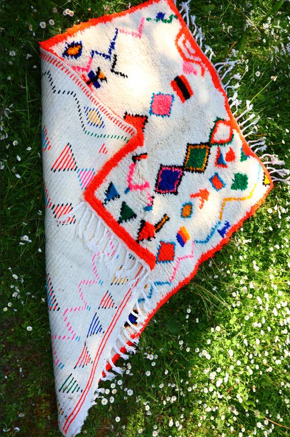 Berber wool rug – Handmade – 1.06 x 1.54