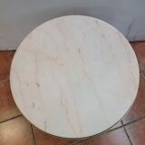 Brass and marble coffee table