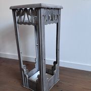 Art Deco umbrella stand from the 1930s, cast iron.