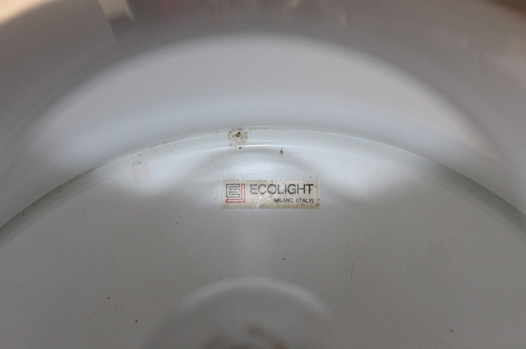 Vintage White Ceiling Light from Eco Light, Italy