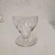 12 engraved fine glass aperitif / liqueur glasses