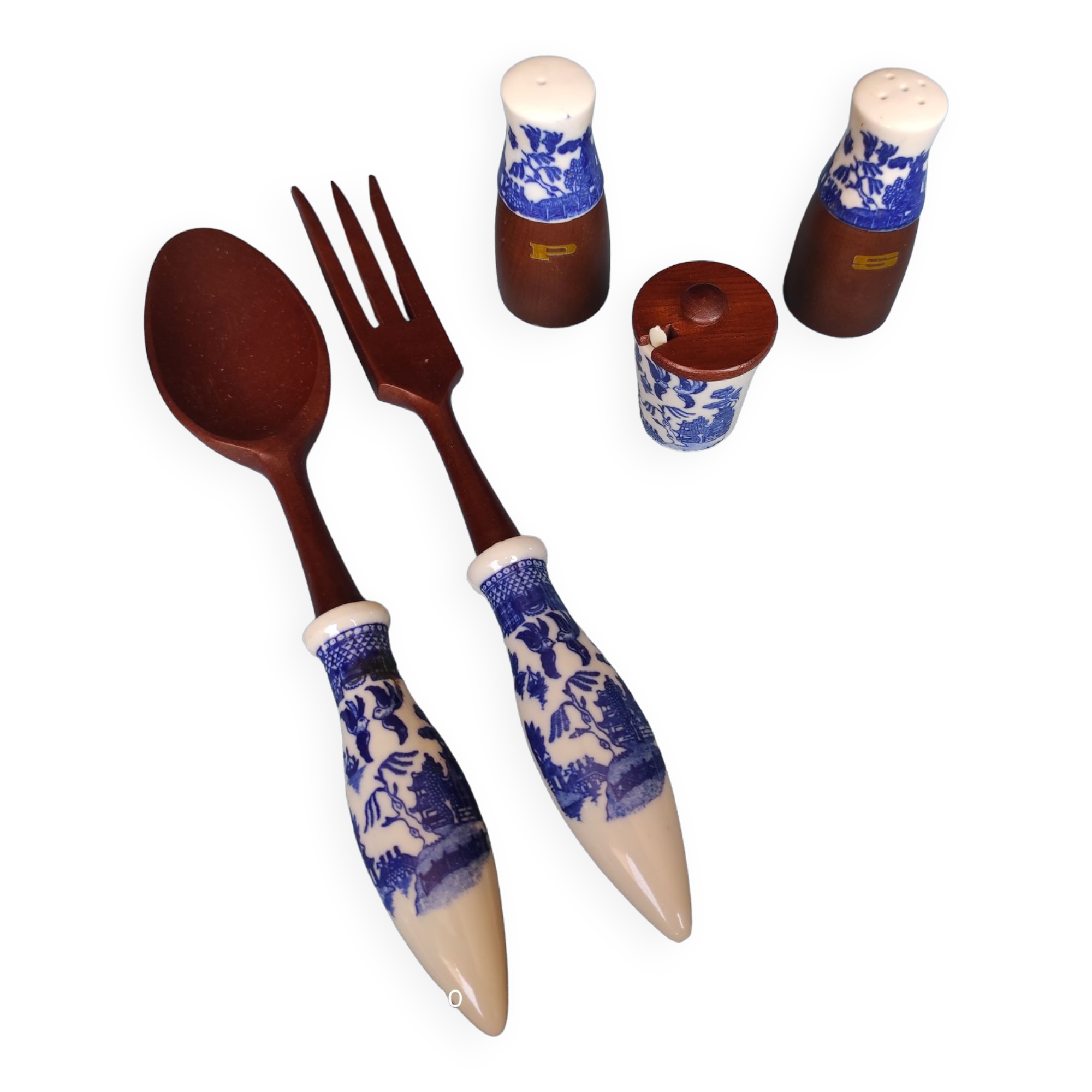 Porcelain salad cutlery