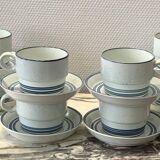 Swedish porcelain tea/coffee service design 1977 STIG LINDBERG (1915-1982) SWEDEN Scandinavia
