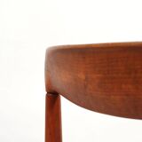 2 chaises de salle à manger en teck par HW Klein pour Bramin Mobler