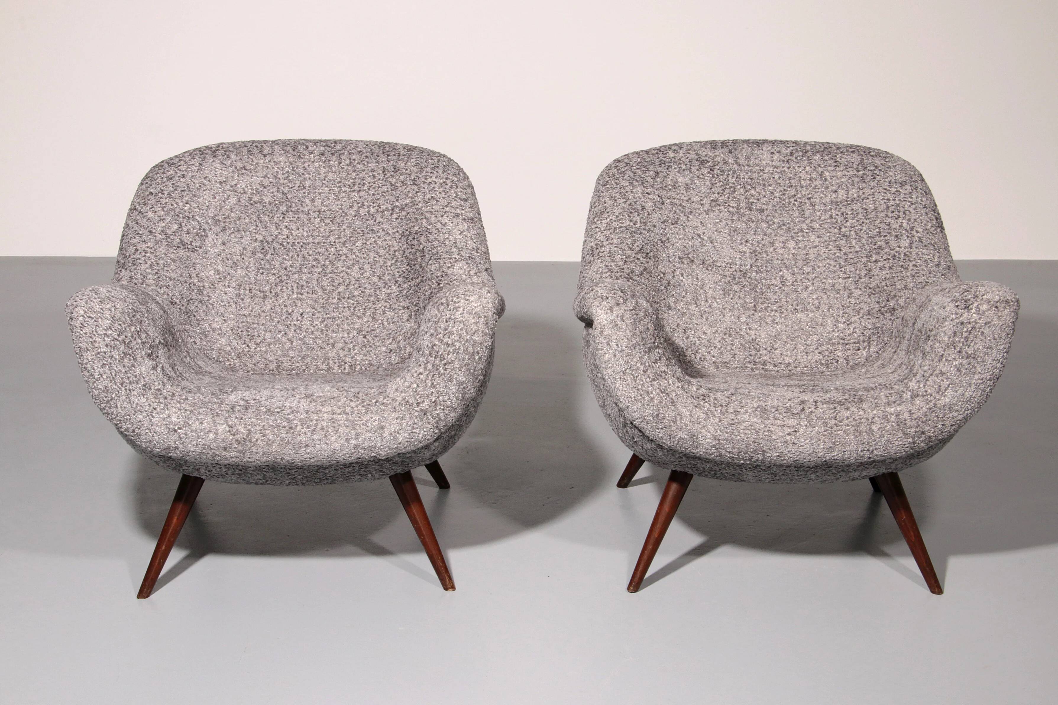 Fauteuils Gustav Bergmann de Lippe, Allemagne, 1960