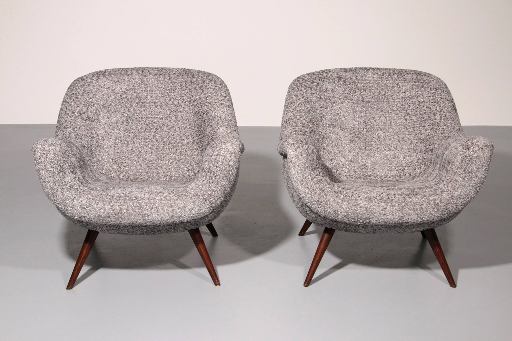 The Gustav Bergmann armchairs from Lippe, Germany 1960