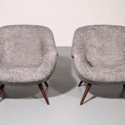 The Gustav Bergmann armchairs from Lippe, Germany 1960