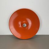 Rare Orange 50cm Charlotte Perriand Disc Wall Light by Staff, Germany 1970