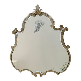 Ancient Venetian mirror 56x65cm