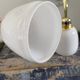 Pair of vintage white opaline sconces restored