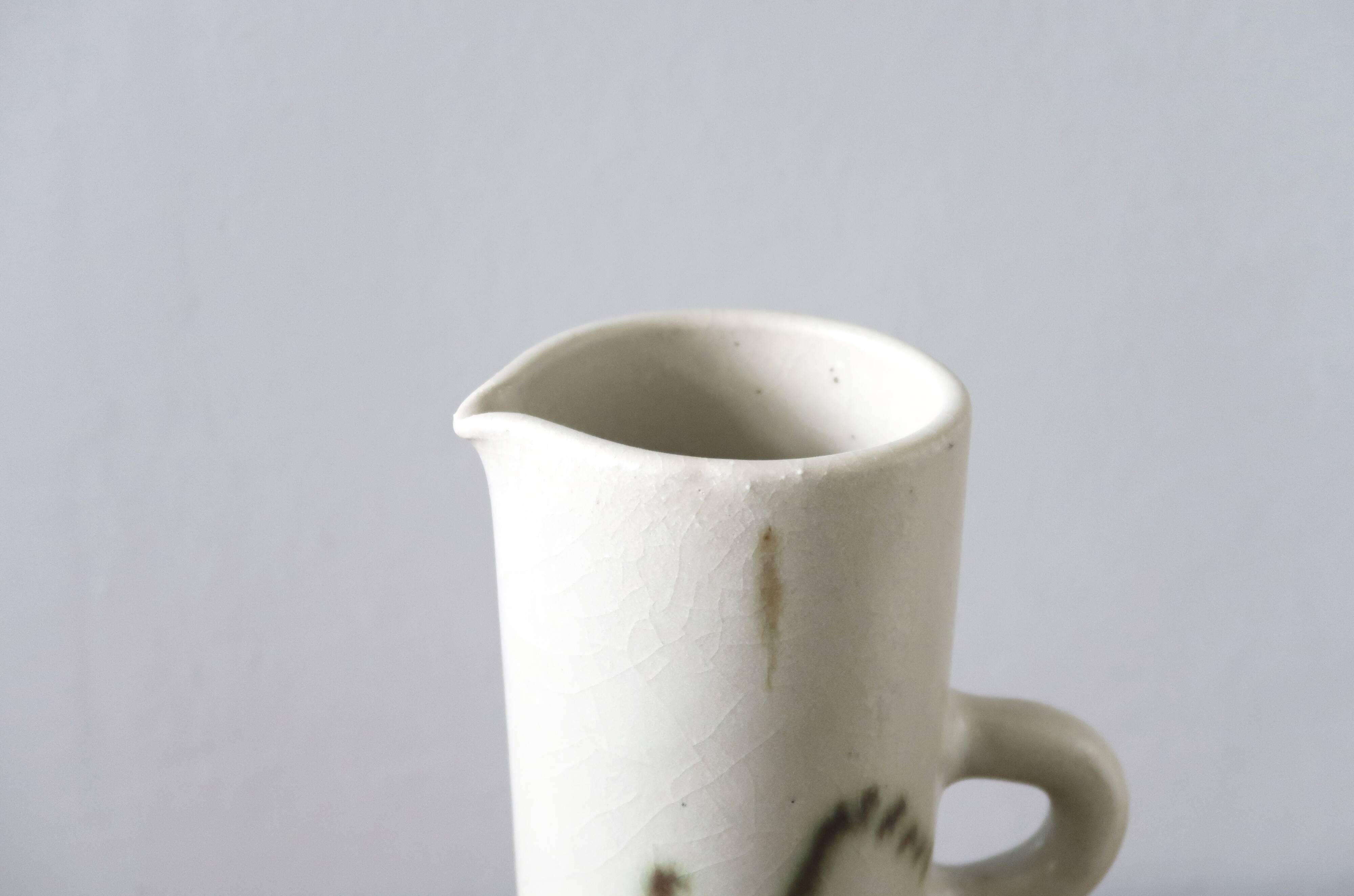 Ceramic pitcher of dove pottery, 70s