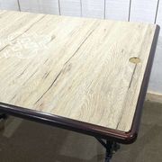 Bistro table - modern work, cast iron base