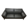 Roche Bobois Réflexion model sofa in taupe leather, 2.5 seats.