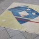 Tapis Bauhaus noué à la main, années 1970