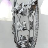 Important Wrought Iron Double-Headed Lamp by Schneider, Art Deco, c. 1920