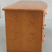 Vintage chest of drawers with bamboo and rattan details