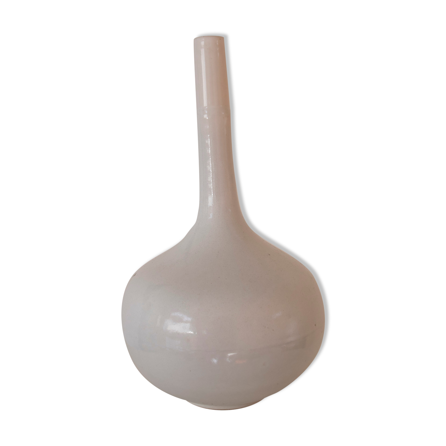 White bottle vase