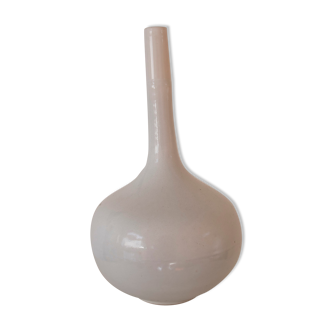 Vase bouteille blanc