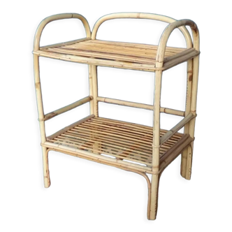 Bamboo storage shelf