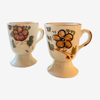 Duo de tasses en céramique vintage
