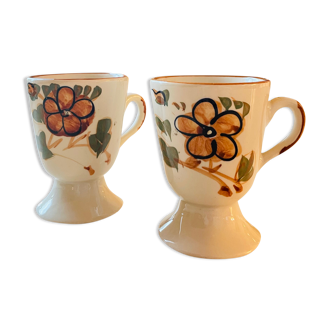 Duo of vintage ceramic cups