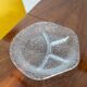 Vintage decorative glass plate from Italy, 1960.