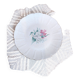 Antique rare large serving platter from L'Amandinoise with Iris decor D29, vintage France