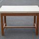 Wood and formica table with extensions