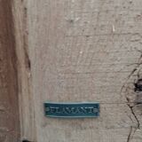 Two Brutalist nesting tables, Flamant house