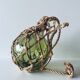 Old glass fishing float