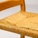 Stackable chairs Poul Volther Gemla Sweden in modern Scandinavian ash from the mid-20th century.