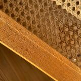 Paire de chaises cannées italiennes design Breuer