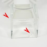 Italian glass vase circa 1980