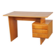 Mid-Century Writing Desk in Oak by B. Landsman, Czech, 1950s
