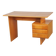 Mid-Century Writing Desk in Oak by B. Landsman, Czech, 1950s