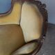 Bergere Louis XV ep 1930/40 walnut gondola