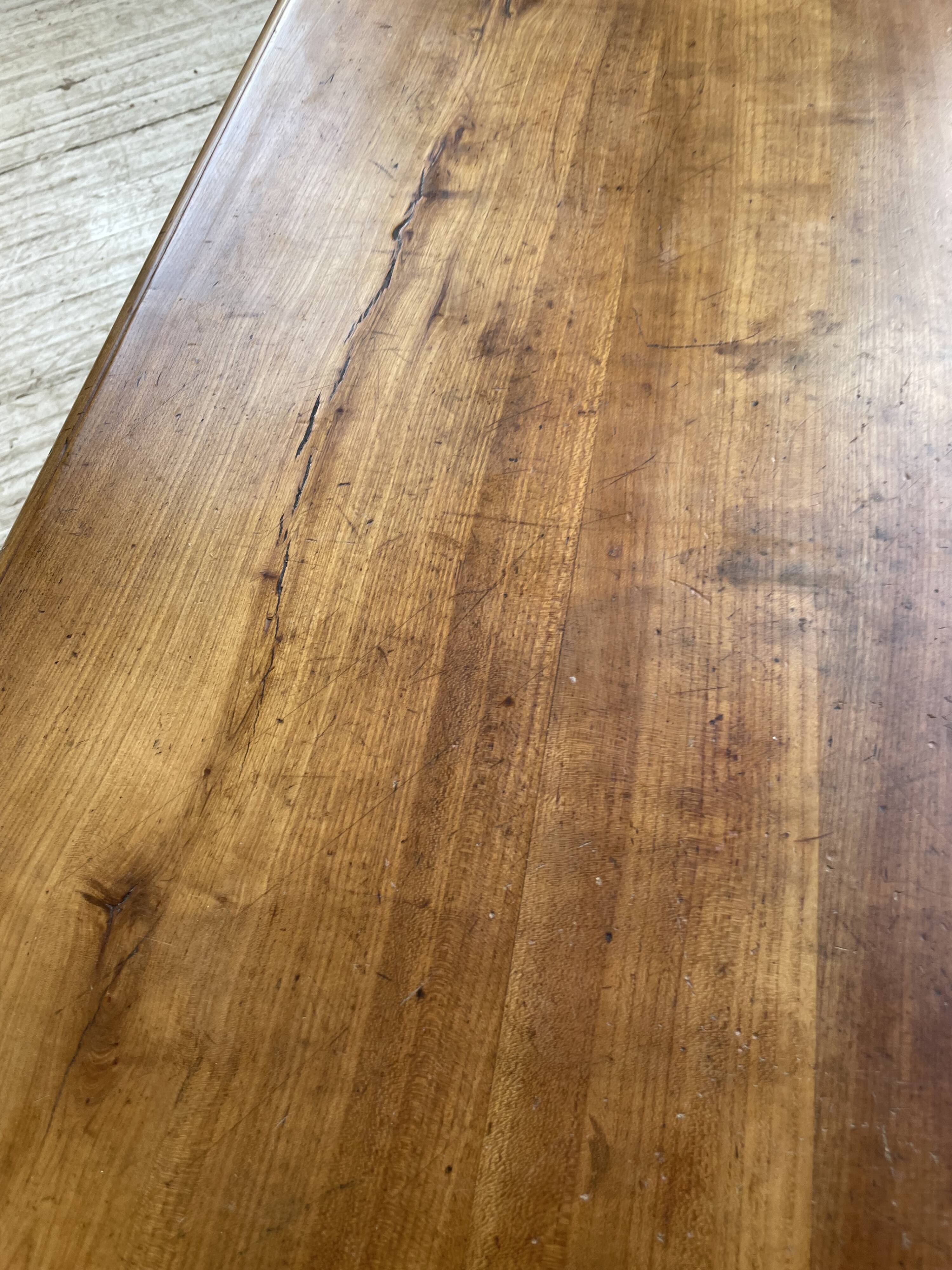 Walnut farm table 185 cm