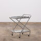 Vintage trolley nice chrome or bar cart, 1960 France.