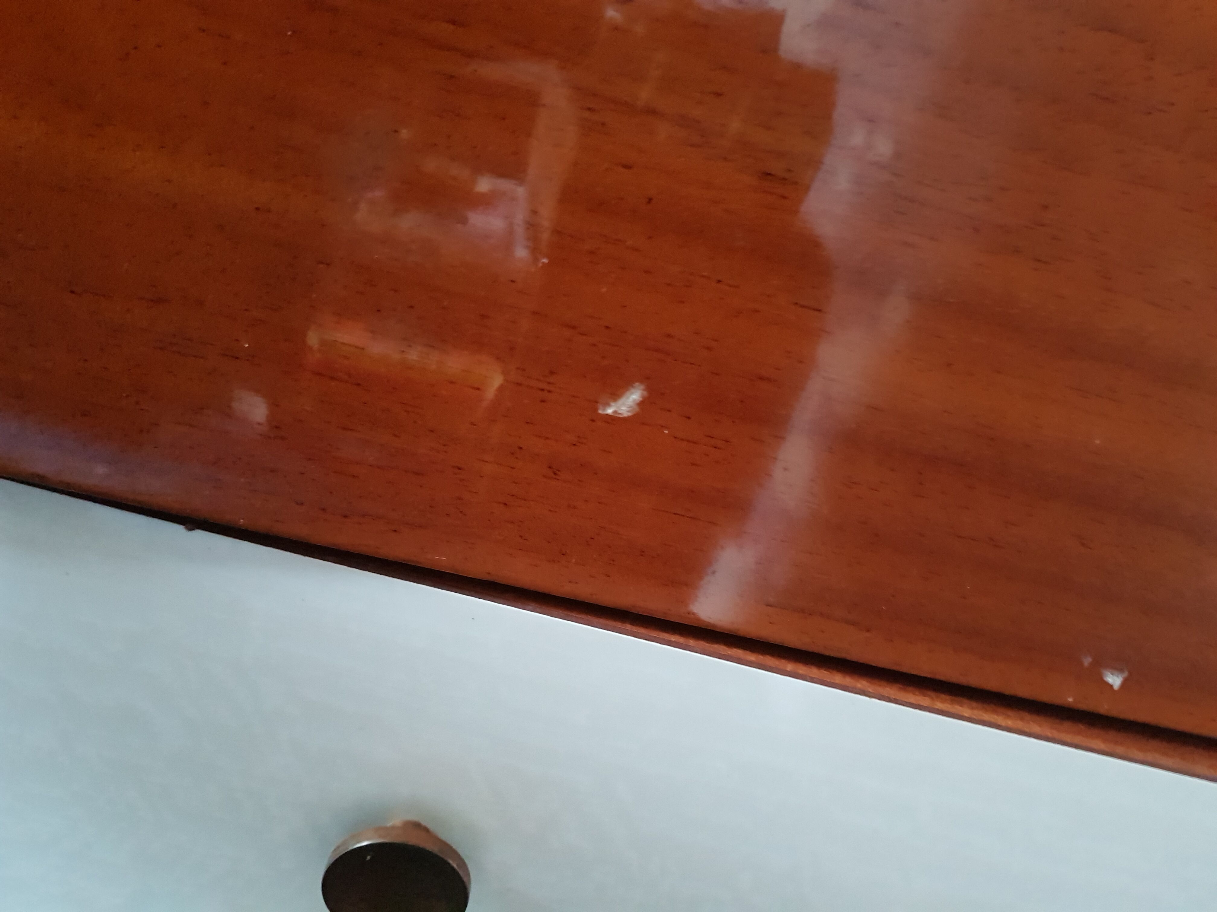 Vintage cabinet 60s varnished wood
