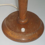 Wooden lamp foot
