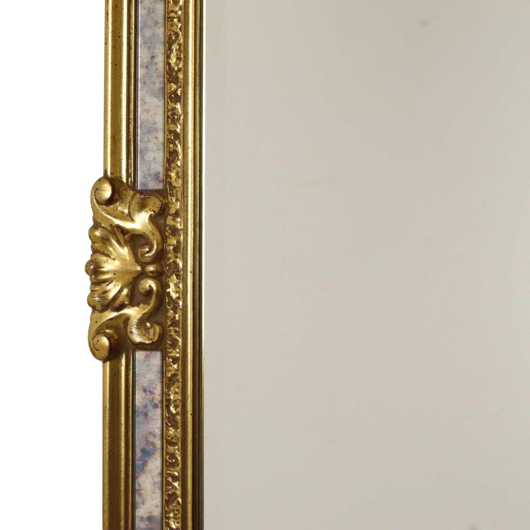 Miroir Deknudt à bords biseautés classiques, style baroque, 95 cm