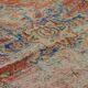 One-of-a-kind turkish handwoven vintage rug - rustic vintage charm 283x 156 cm