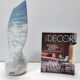 Lacquered and Airbrushed Ceramic Centerpiece /Vase Model Nr 182/2 by Vibi, Italy