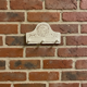 Vintage bohemian wall hook – weathered wood, unique piece