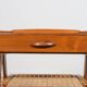 Mid-Century Teak and Rattan Nightstands by Søren Rasmussen, Denmark, 1960s,