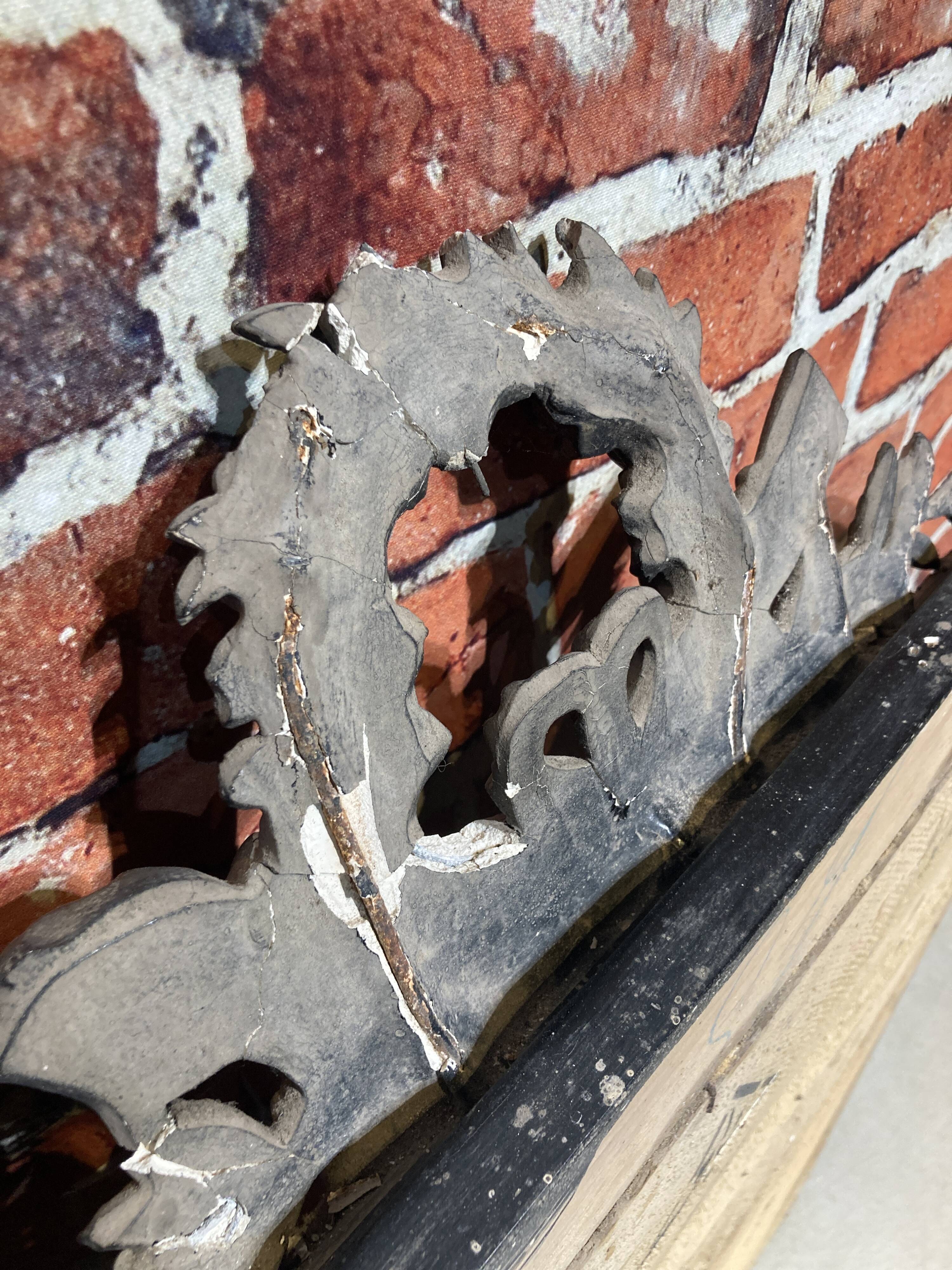 Mirror with moldings