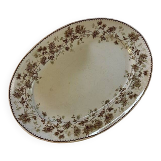 Large oval dish, Iron Earth, Mignardise model